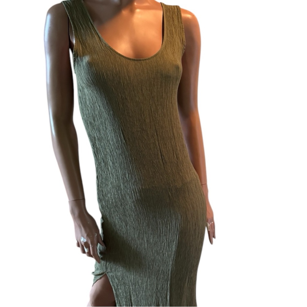 Arket green maxi dress NWOT